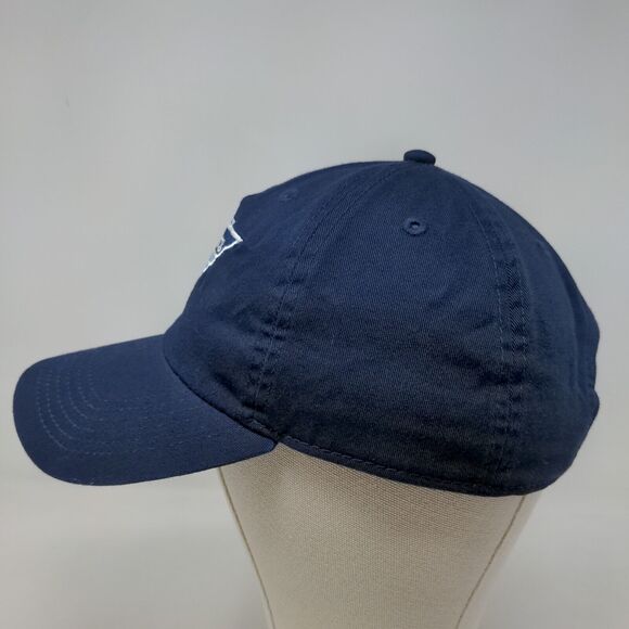 Newhattan Men's Slideback Hat Blue OSFA Embroidered Saints Logo 100% Cotton - Picture 3 of 7